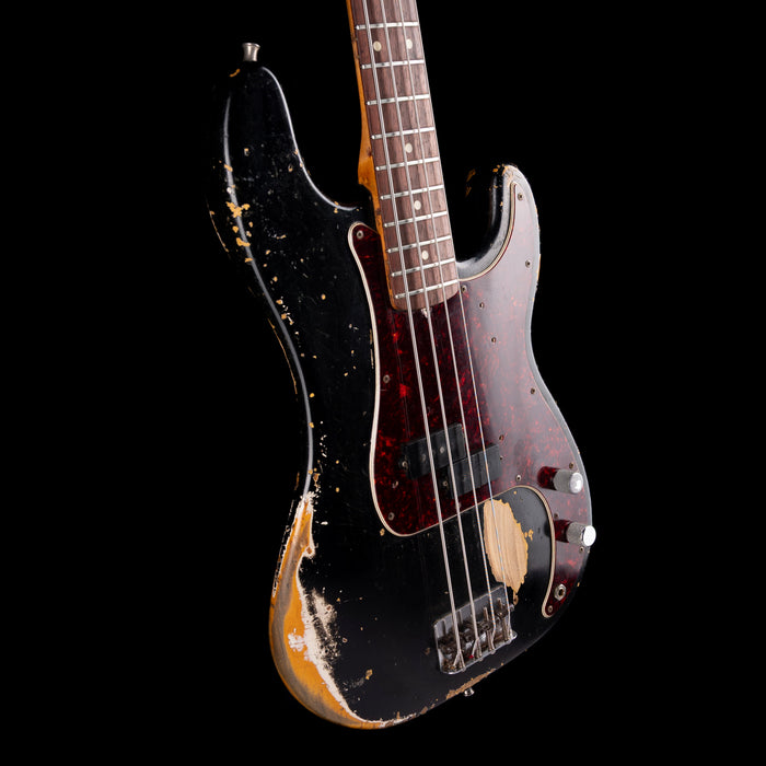 Vintage 1966 Fender Precision Bass Black With OHSC