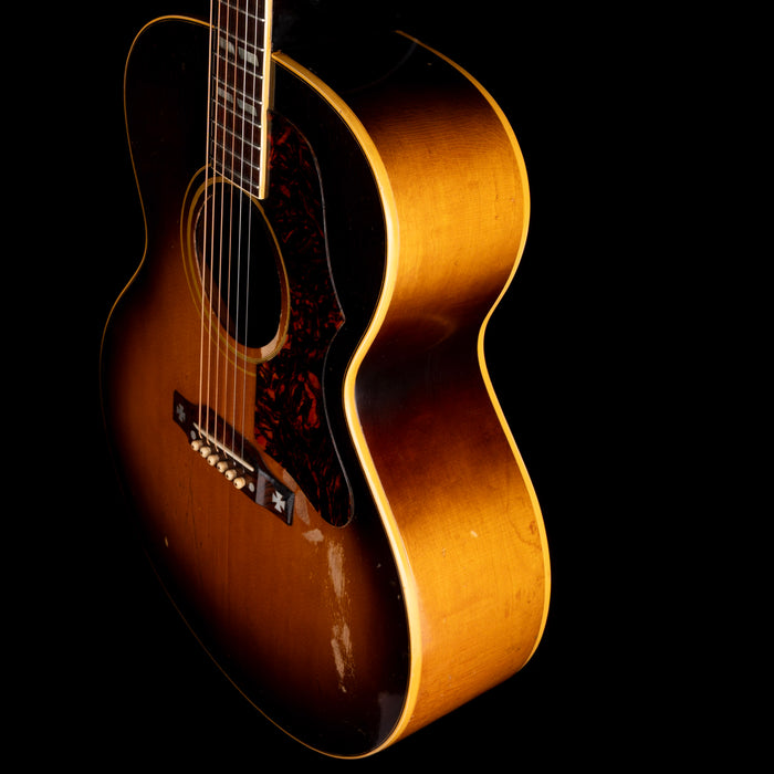 Vintage 1957 Gibson J-185 Sunburst Acoustic Guitar With OHSC