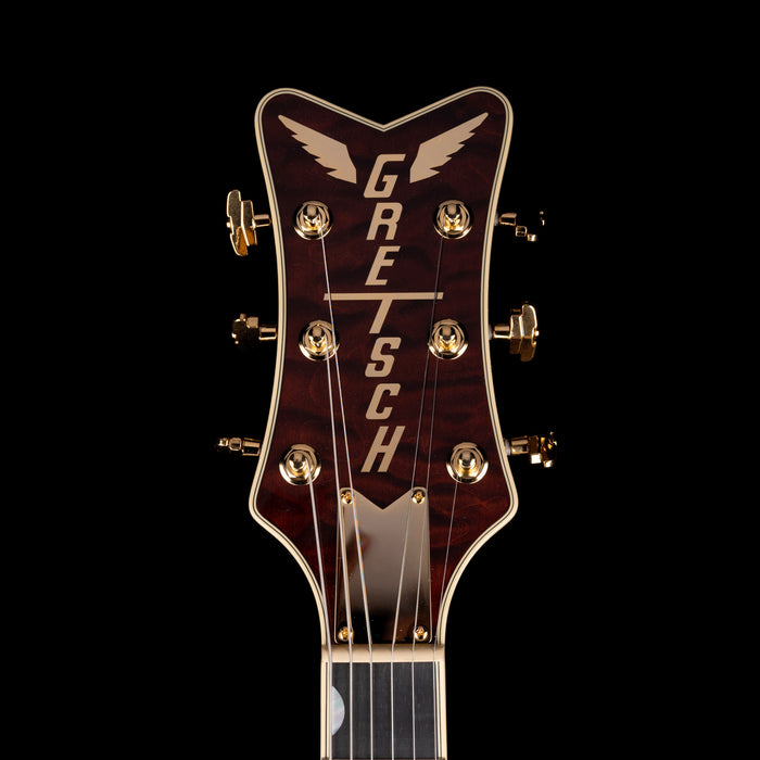 Gretsch Limited Edition Falcon Center Block Jr. Quilted Maple Roundup Orange with Case