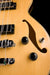 Used Ibanez Artcore AGB200 Semi-Hollow Body Natural Bass With Gig Bag