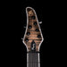 Mayones Regius Core 7 String Baritone 27" Scale 4A Flame Maple Top Black Feather Finish Gloss+Matt