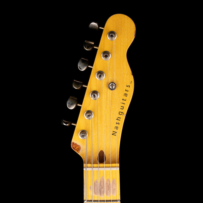 Pre Owned Nash T-52 Medium Aged Ash Mary Kay White Electric Guitar With OHSC