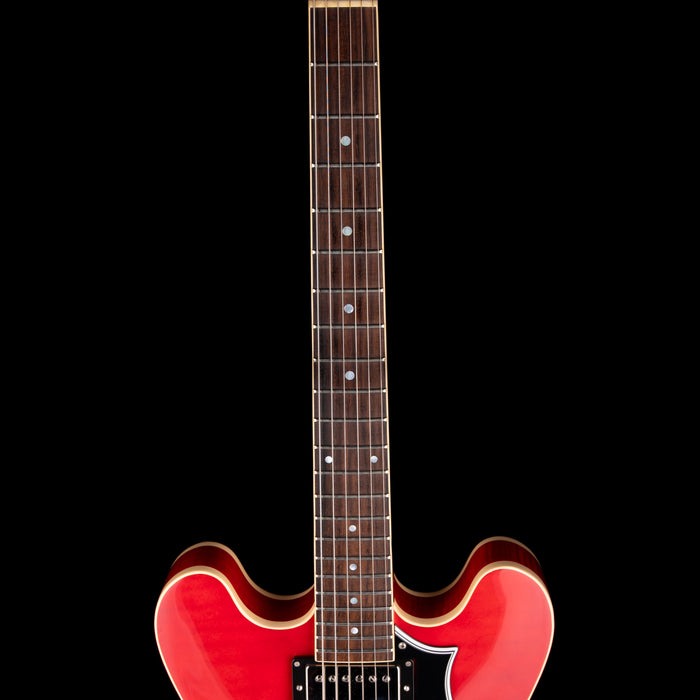 Pre Owned 2021 Heritage Standard H-535 Semi-Hollow Trans Cherry Electric Guitar With OHSC