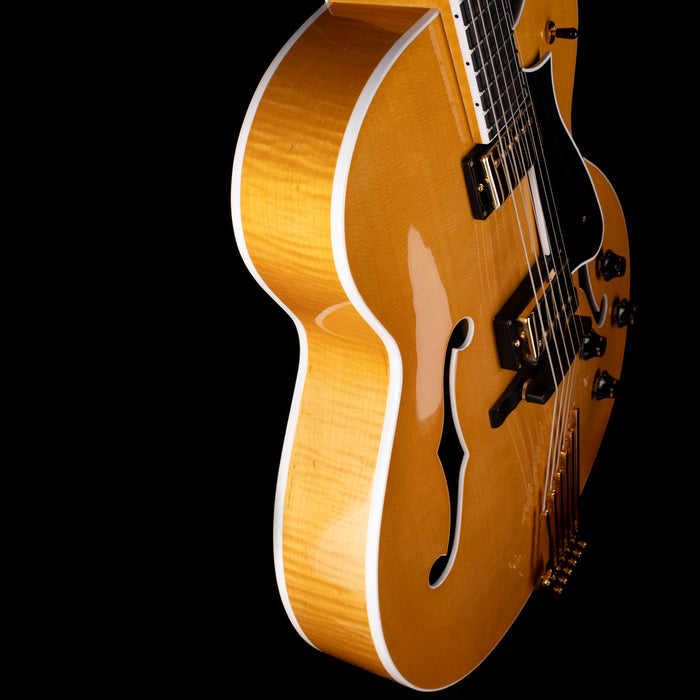 Heritage Eagle Classic Hollow Antique Natural Electric Guitar with Case