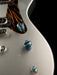 Powers Electric A Type Hardtail Dolomite Silver with Softshell Case
