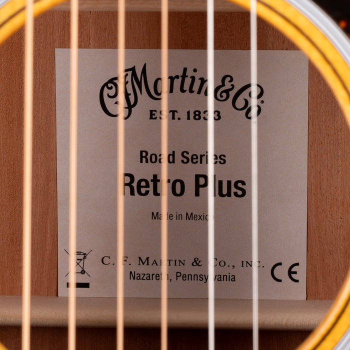 Martin 000E Retro Plus Mahogany Natural Acoustic Guitar with Case