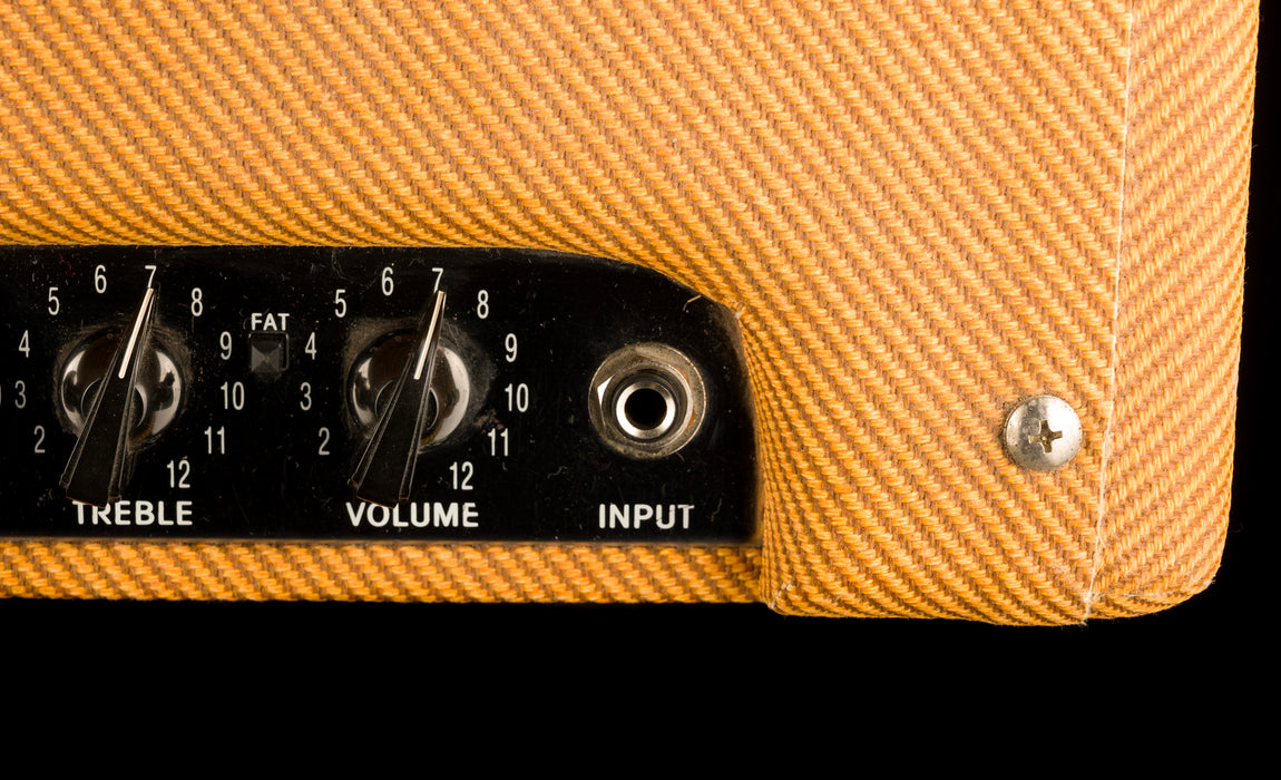 Used Fender Blues Junior Lacquered Tweed Guitar Amp Combo