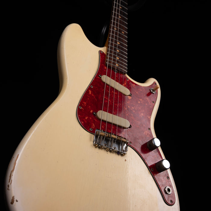 Vintage 1963 Fender Duo-Sonic Olympic White with OHSC