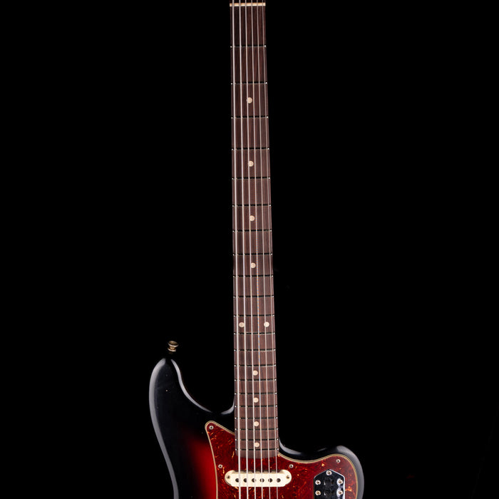 Fender Custom Shop 60's Bass VI Journeyman Relic Wide Fade 3-Tone Sunburst With Case