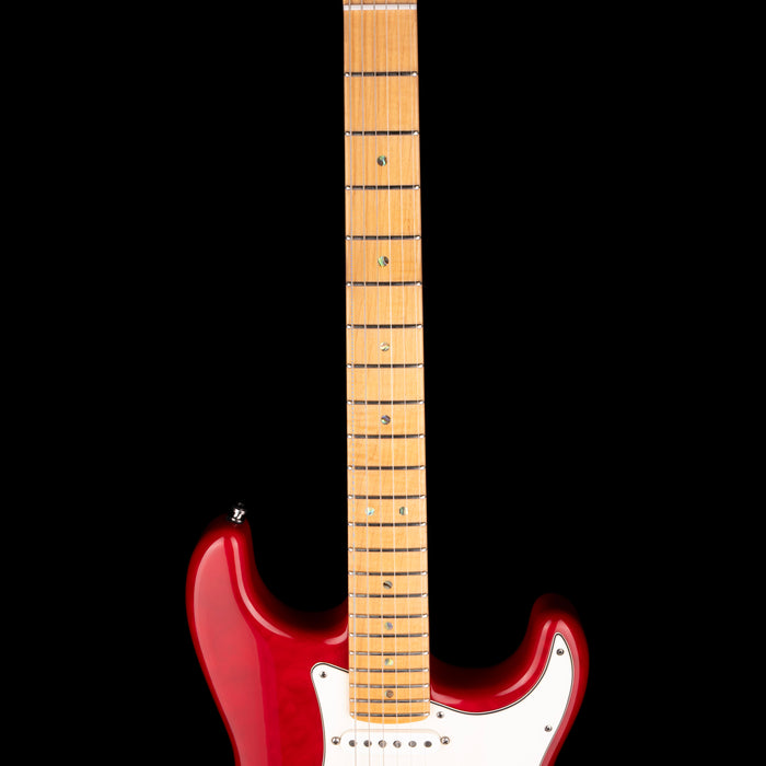 Pre-Owned 2013 Fender Custom Shop Custom Deluxe Stratocaster Candy Red with OHSC