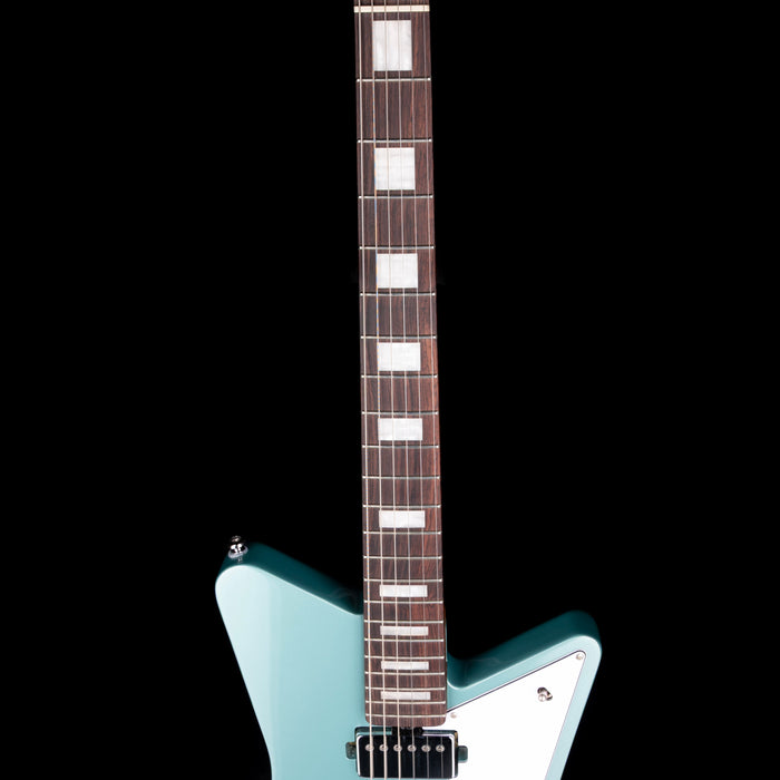 Used Sterling by Music Man Mariposa Dorado Green with Hardshell Case