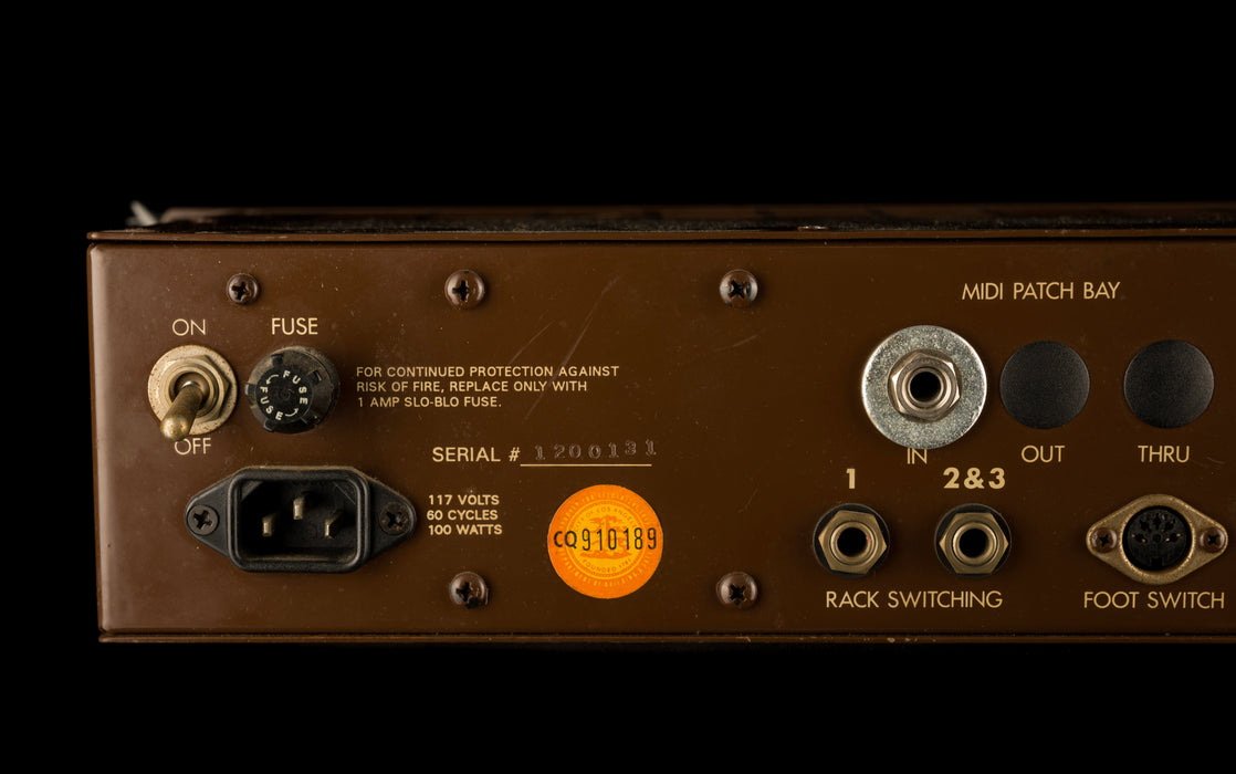 Pre Owned Groove Tubes Trio Switchable Pre Amp Head With Modified MIDI Patch Bay "In" section