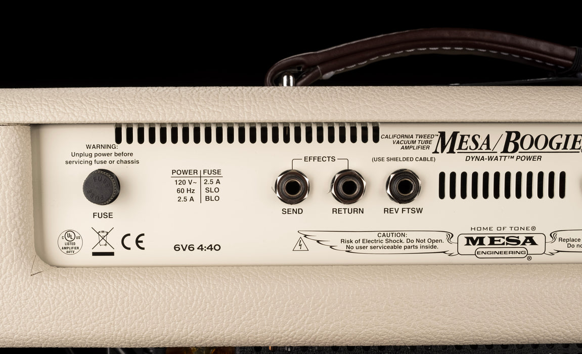 Pre Owned Mesa-Boogie California Tweed 4:40 Guitar Amp Head with Cover