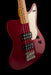 Used Fender Pawn Shop Reverse Jaguar Bass Candy Apple Red