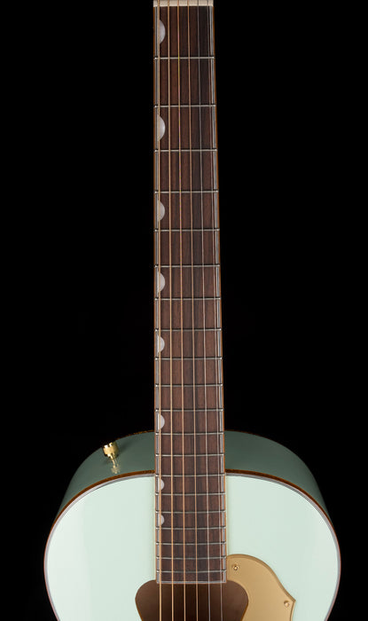 Used Gretsch G5021E Rancher Penguin Parlor Acoustic Electric Guitar Mint Metallic
