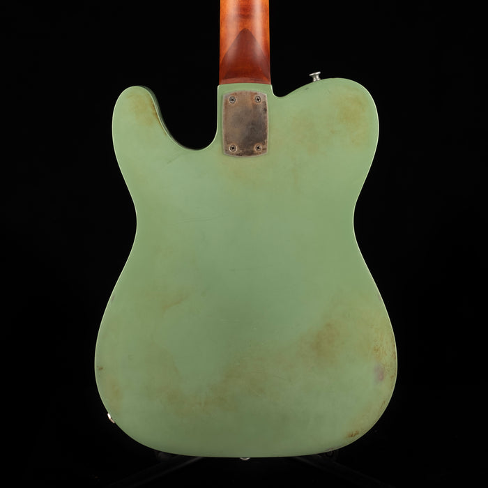 Pre Owned Mule Resophonic Guitars Mulecaster Green With HSC