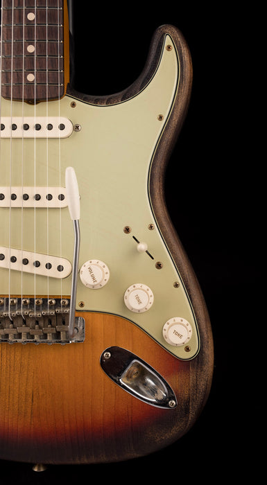 Fender Custom Shop Masterbuilt Paul Waller 1961 Stratocaster Heavy Weathered 3-Tone Sunburst With Case