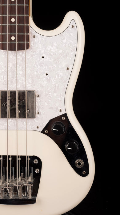 Used Fender Pawn Shop Mustang Bass Olympic White