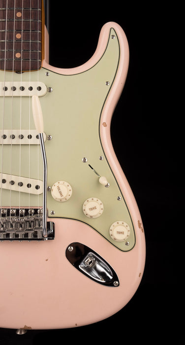 Fender Custom Shop Late 1962 Stratocaster Relic Super Faded Aged Shell Pink With Case