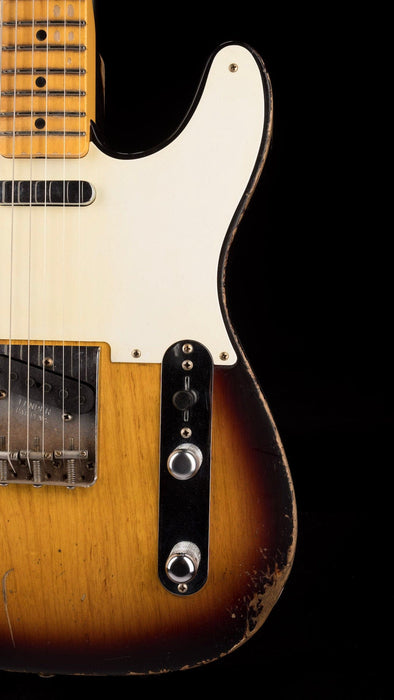 Fender Custom Shop Masterbuilt Austin MacNutt 1955 Telecaster Heavy Relic 2-Tone Sunburst With Case