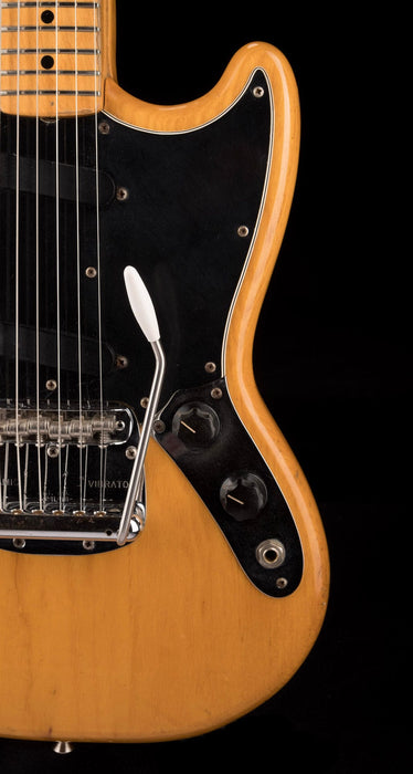 Pre Owned 1976 Fender Mustang Natural With OHSC