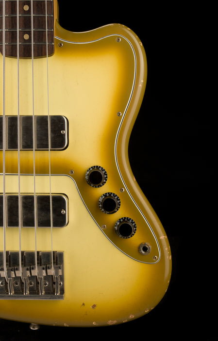 Fano Oltre Series JM4 Bass Medium Distress Antigua Burst with Gig Bag