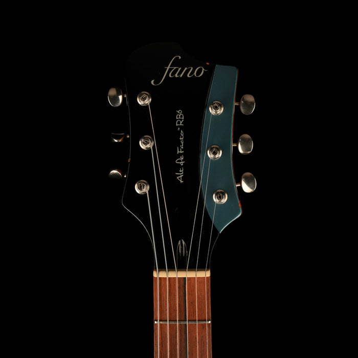 Used Fano Alt de Facto RB6 Pelham Blue Electric Guitar With OHSC