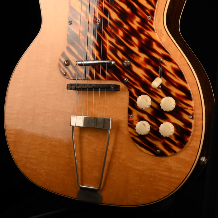 Vintage 1955 Kay Thin Twin Blonde Electric Guitar With OHSC