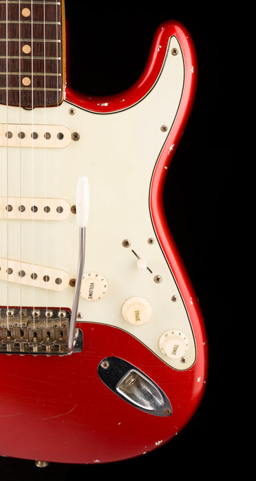 Vintage 1961/1963 Fender Stratocaster Candy Apple Red Electric Guitar With OHSC