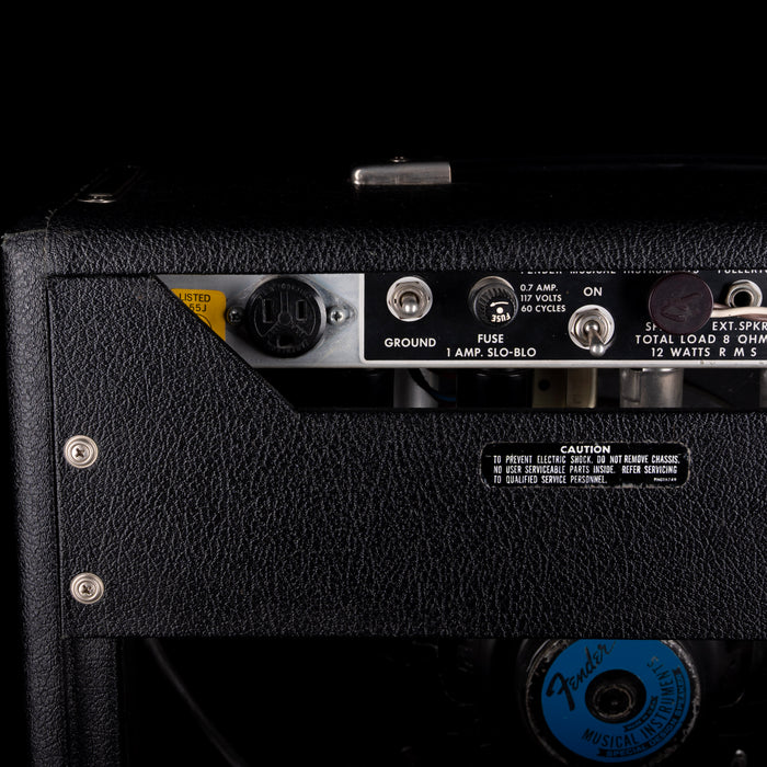 Vintage 1973 Fender Princeton Reverb Black