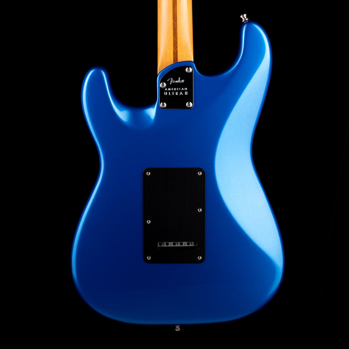 Pre Owned Fender American Ultra II HSS Stratocaster Noble Blue With OHSC