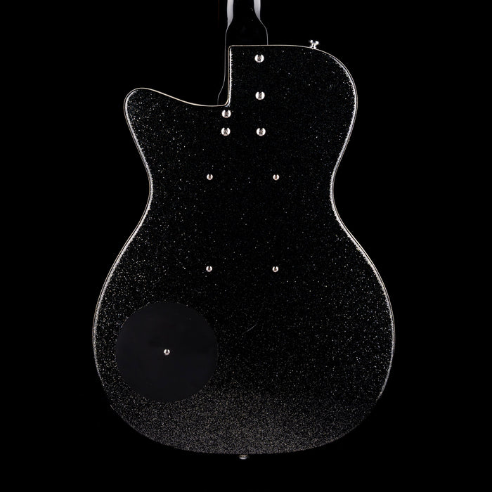 Pre Owned 1999 Danelectro ‘56 Reissue Baritone Guitar Black Metal Flake