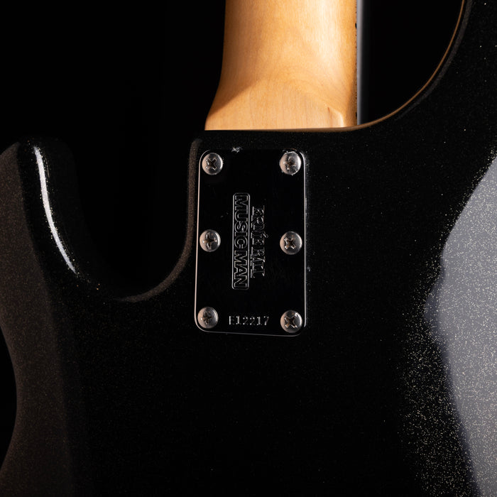 Pre-Owned 2000 Ernie Ball Music Man Sting Ray 5 H - Black Sparkle With OHSC
