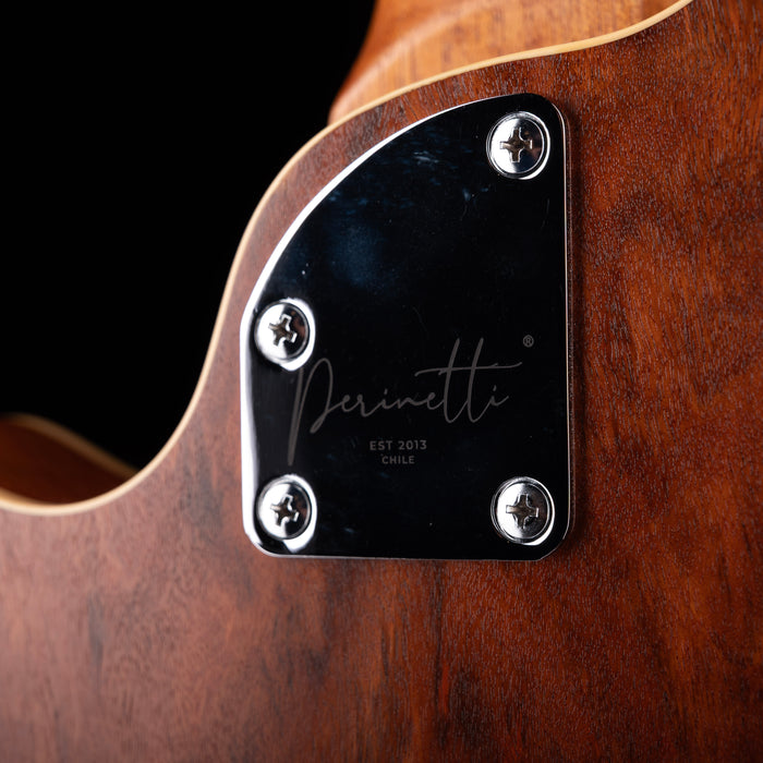 Perinetti Guitars Lancia Deluxe Semi-Hollow Natural with Soft Case