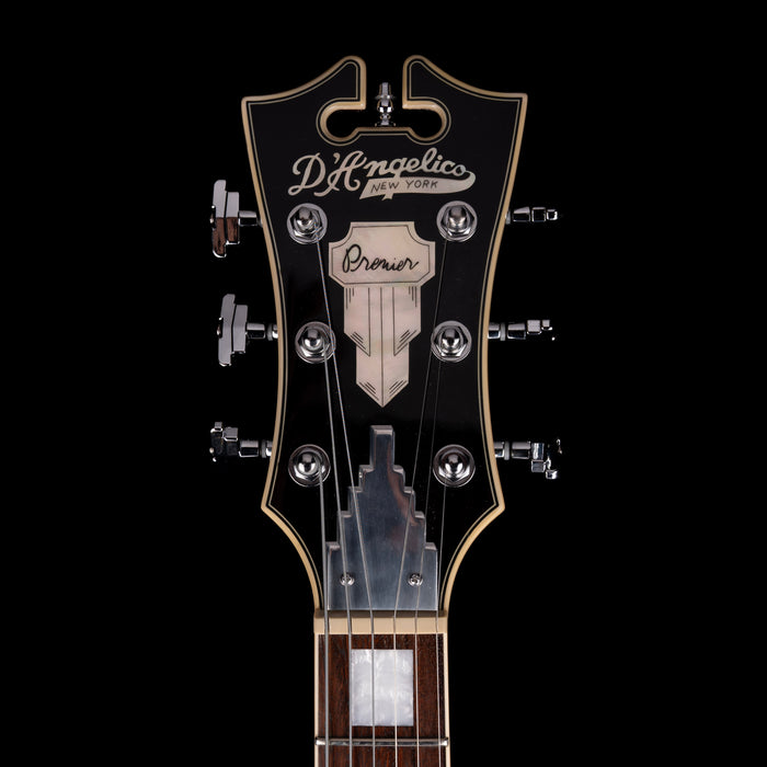 Pre-Owned D’Angelico Premier DC Semi Hollowbody Black With Gig Bag
