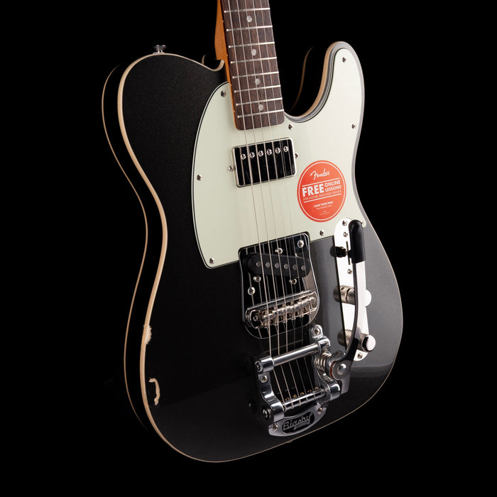 Used Squier Limited Edition Classic Vibe Custom Telecaster with Bigsby Charcoal Frost Metallic