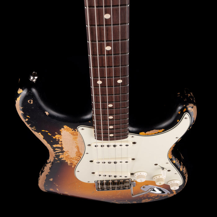 Pre-Owned 2022 Fender Custom Shop Masterbuilt Vincent Van Trigt Mike McCready 1960 Stratocaster 3-Tone Sunburst With OHSC