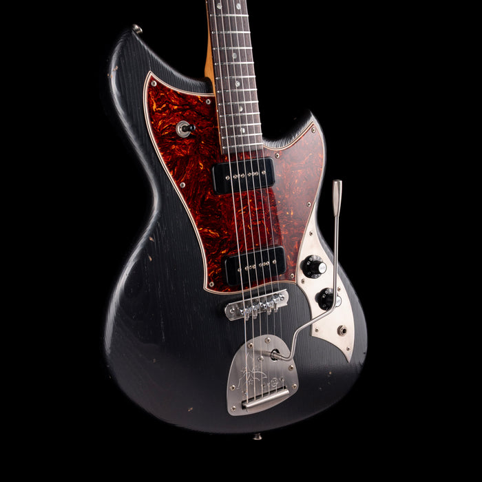 Novo Serus J Light Distress Charcoal Frost Electric Guitar with Soft Case