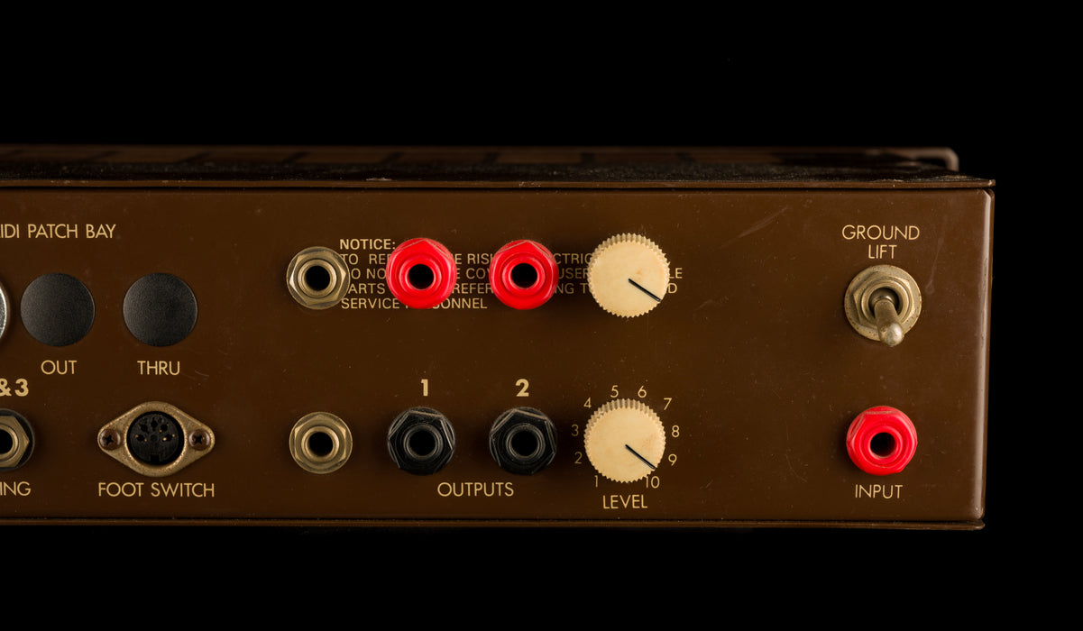 Pre Owned Groove Tubes Trio Switchable Pre Amp Head With Modified MIDI Patch Bay "In" section