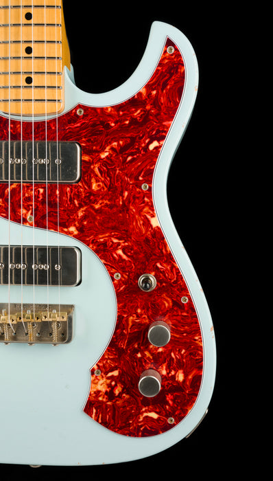 Fano Oltre TC6 Medium Distress Sonic Blue With Gig Bag
