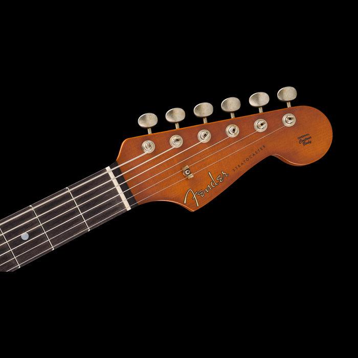 Fender Limited Edition Ariel Posen Stratocaster Faded Lake Placid Blue Headstock 