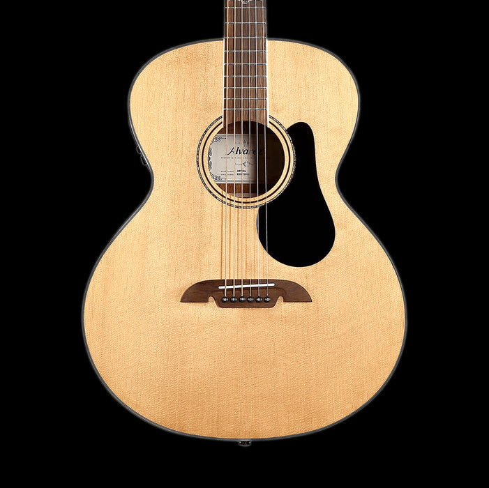 Alvarez ABT-60E Baritone Acoustic Electric Guitar Front Crop