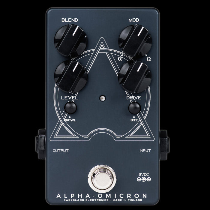 Darkglass Electronics AOM Alpha Omicron Distortion Effect Pedal Front Closer