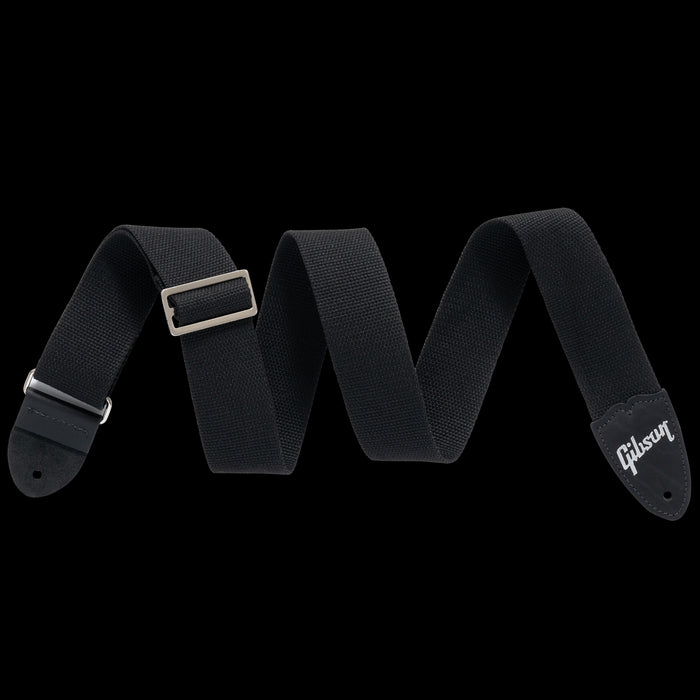 Gibson The Canvas Strap Black - ASCNVS-BLK Front