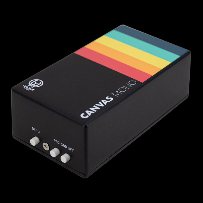 Walrus Audio Canvas Mono Line Isolator D.I. Front Angle Left