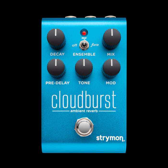 Strymon Cloudburst Ambient Reverb Pedal Front