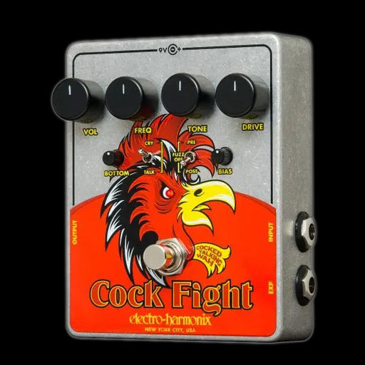 Electro-Harmonix Cock Fight Cocked Talking Wah and Fuzz Angle