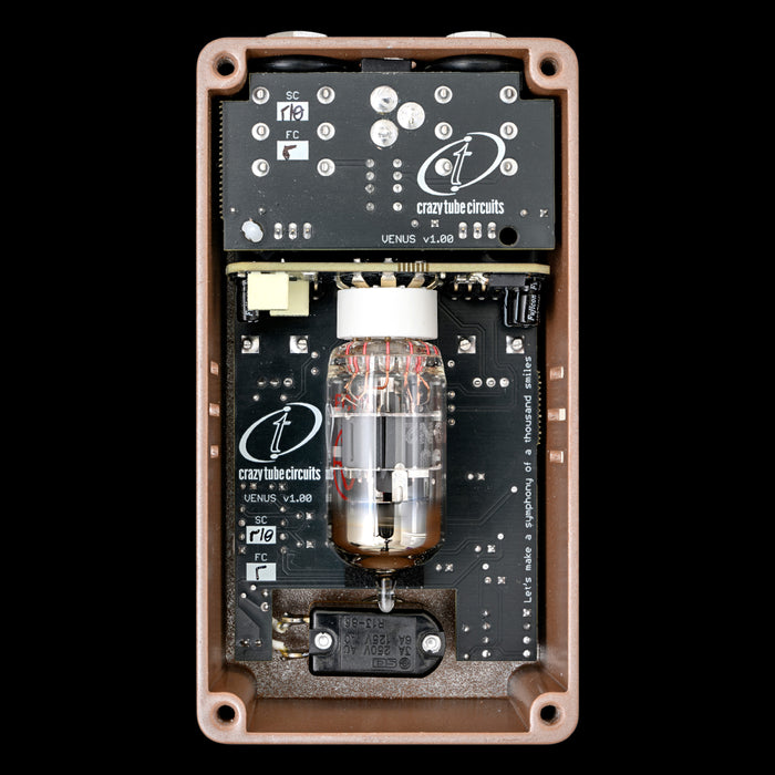 Crazy Tube Circuits Venus Overdrive Pedal Open Back