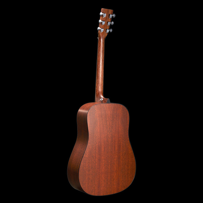 Martin D-X1E Mahogany Acoustic-Electric Guitar Back