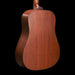Martin D-X1E Mahogany Acoustic-Electric Guitar Back Crop